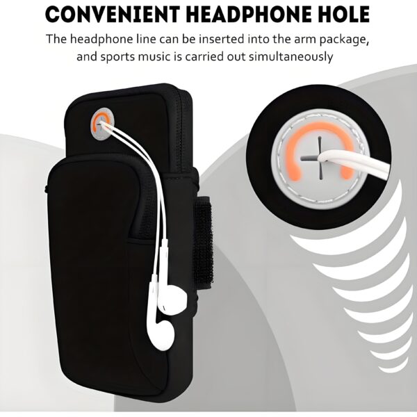 Universal Shockproof Running Armband Phone Holder - Image 4