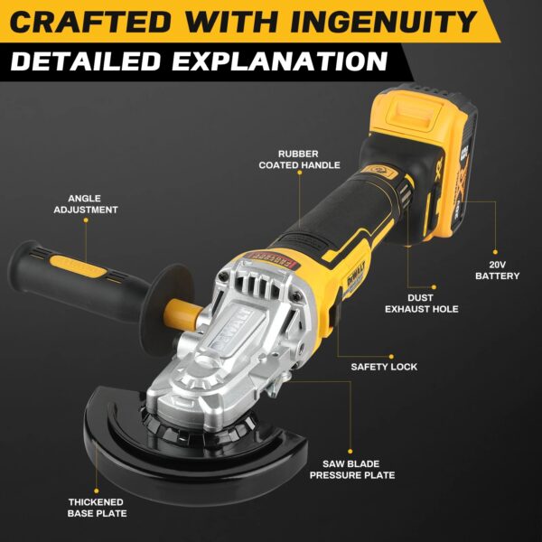 DEWALT DCG405FN 18V Max XR Brushless - Image 4